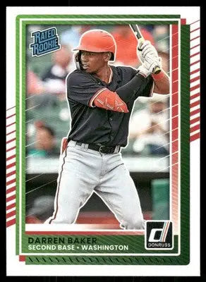 2025 Donruss Darren Baker #43 Rated Rookie Baseball - Baseball Card Single