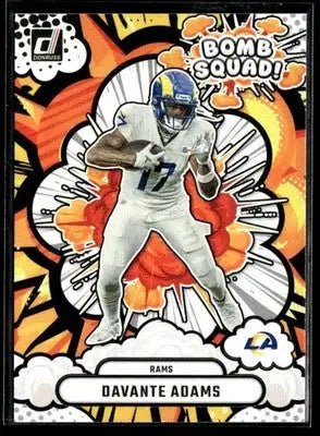 2025 Donruss Davante Adams #BS-DAS Bomb Squad Los Angeles Rams - Football Card Single