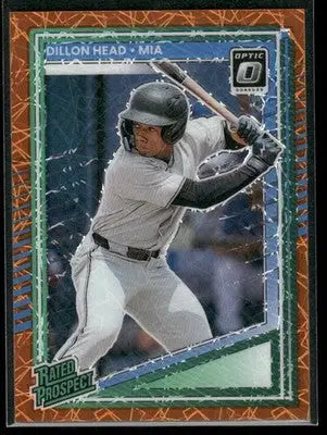 2025 Donruss Dillon Head #165 Orange Rated Prospect Baseball - Baseball Card Single
