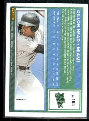 2025 Donruss Dillon Head #165 Orange Rated Prospect Baseball - Baseball Card Single