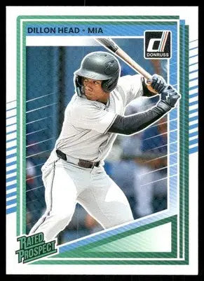 2025 Donruss Dillon Head #165 Rated Prospect Baseball - Baseball Card Single
