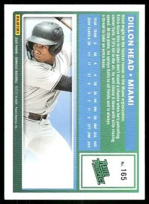 2025 Donruss Dillon Head #165 Rated Prospect Baseball - Baseball Card Single
