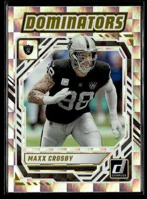 2025 Donruss #DOM-MCY Maxx Crosby Dominators