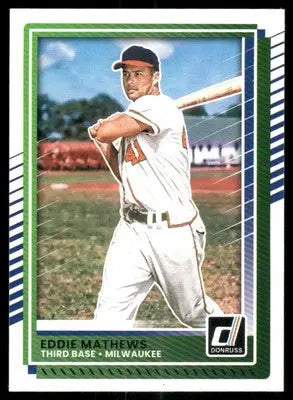2025 Donruss Eddie Mathews #67 Baseball - Baseball Card Single