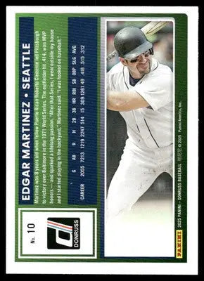 2025 Donruss Edgar Martinez #10 Baseball
