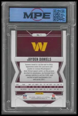 2025 Donruss Elite #1 Jayden Daniels MPE 9 - Football Card Single
