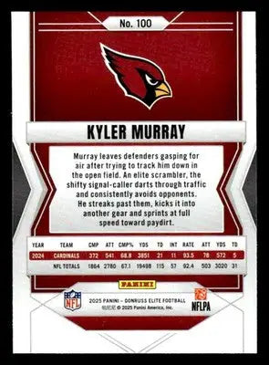2025 Donruss Elite #100 Kyler Murray - Football Card Single