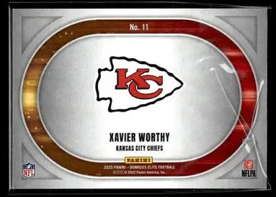 2025 Donruss Elite #11 Xavier Worthy Full Throttle #/799