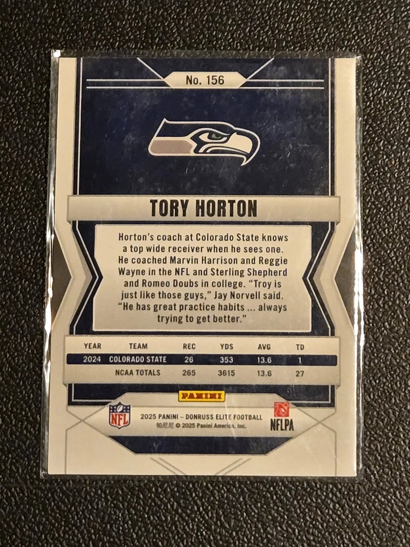 2025 Donruss Elite #156 Tory Horton #/999 - Football Card Single
