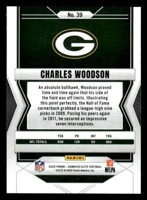 2025 Donruss Elite #39 Charles Woodson - Football Card Single