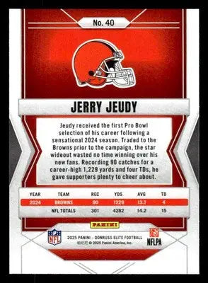 2025 Donruss Elite #40 Jerry Jeudy - Football Card Single