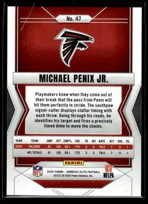 2025 Donruss Elite #47 Michael Penix Jr. Red #/99 - Football Card Single