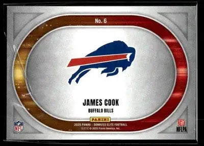 2025 Donruss Elite #6 James Cook Full Throttle #/799