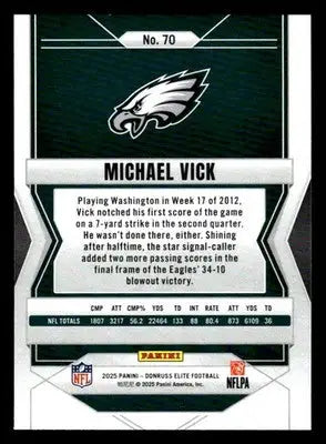 2025 Donruss Elite #70 Michael Vick - Football Card Single