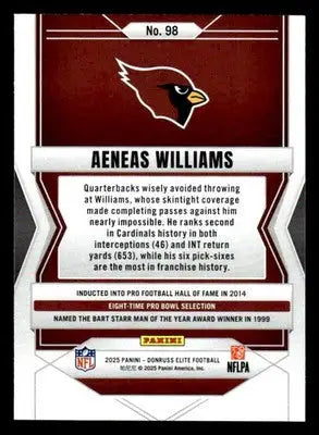 2025 Donruss Elite #98 Aeneas Williams - Football Card Single