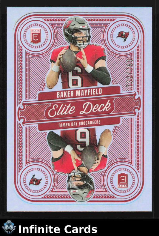 2025 Donruss Elite BAKER MAYFIELD #19 Elite Deck Tampa Bay Buccaneers - Football Card Single
