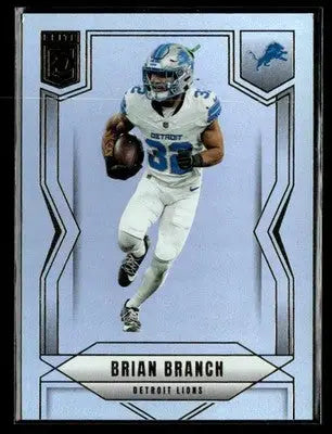 2025 Donruss Elite Brian Branch #15 Detroit Lions - Football Card Single