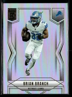2025 Donruss Elite Brian Branch #15 Pink Detroit Lions - Football Card Single