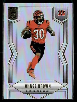 2025 Donruss Elite Chase Brown #14 Cincinnati Bengals - Football Card Single