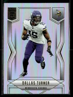 2025 Donruss Elite Dallas Turner #26 Minnesota Vikings - Football Card Single