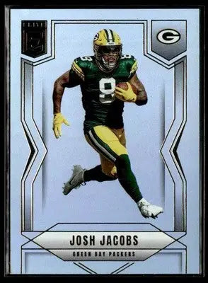2025 Donruss Elite Josh Jacobs #24 Green Bay Packers - Football Card Single