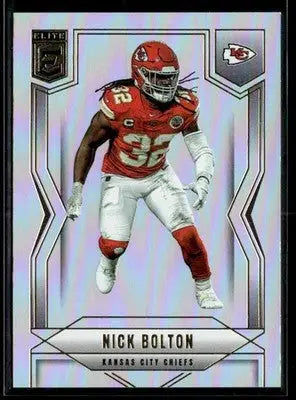 2025 Donruss Elite Nick Bolton #80 Kansas City Chiefs - Football Card Single