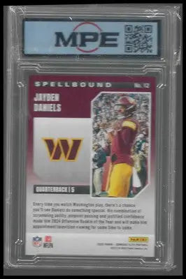 2025 Donruss Elite Spellbound Retail #12 Jayden Daniels MPE 9.5 - Football Card Single