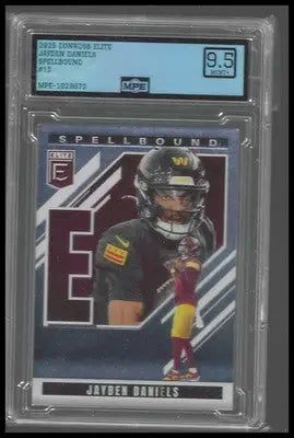 2025 Donruss Elite Spellbound Retail #12 Jayden Daniels MPE 9.5 - Football Card Single