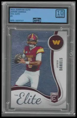 2025 Donruss Elite The Elite Lavender #5 Jayden Daniels MPE 10 - Football Card Single