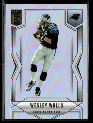 2025 Donruss Elite Wesley Walls #54 Carolina Panthers - Football Card Single
