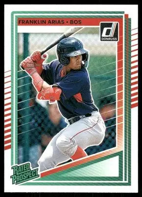 2025 Donruss Franklin Arias #175 Rated Prospect Baseball - Baseball Card Single