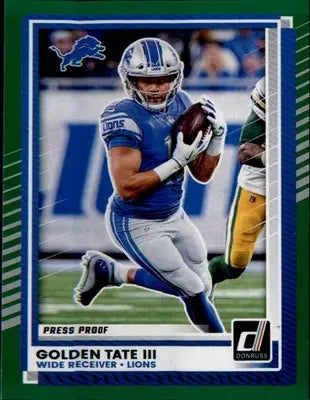2025 Donruss green press proof #174 Golden Tate III - Football Card Single