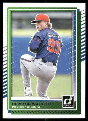 2025 Donruss Hurston Waldrep #58 Baseball - Baseball Card Single