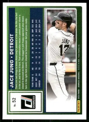 2025 Donruss Jace Jung #52 Baseball - Baseball Card Single