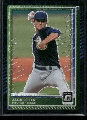 2025 Donruss Jack Leiter #94 Black Circles Optic Baseball - Baseball Card Single