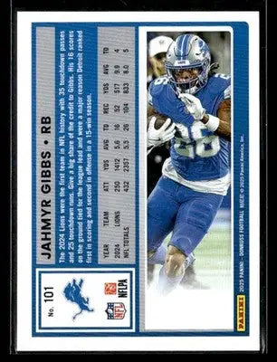 2025 Donruss Jahmyr Gibbs #101 Detroit Lions - Football Card Single