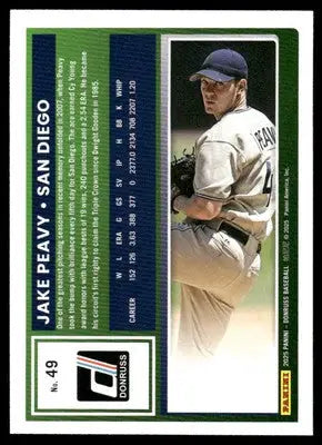 2025 Donruss Jake Peavy #49 Baseball - Baseball Card Single