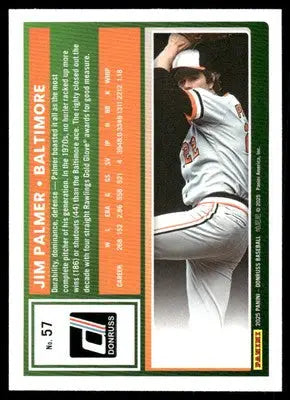2025 Donruss Jim Palmer #57 Baseball - Baseball Card Single