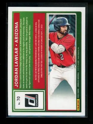 2025 Donruss Jordan Lawlar #70 Rockets Baseball - Baseball Card Single