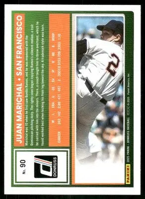 2025 Donruss Juan Marichal #90 Baseball - Baseball Card Single
