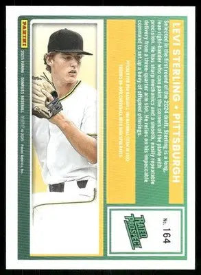 2025 Donruss Levi Sterling #164 Rated Prospect Baseball - Baseball Card Single