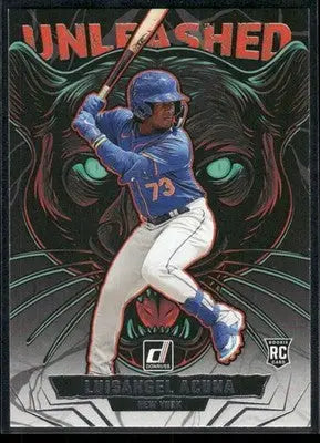 2025 Donruss Luisangel Acuna #No. 2 Unleashed RC Baseball - Baseball Card Single