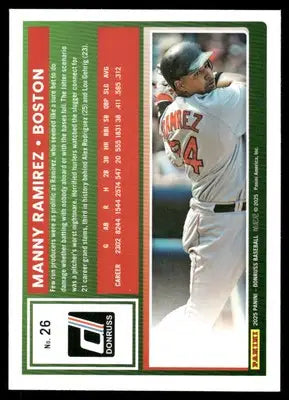 2025 Donruss Manny Ramirez #26 Baseball - Baseball Card Single