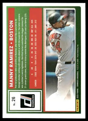 2025 Donruss Manny Ramirez #26 Baseball - Baseball Card Single