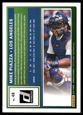 2025 Donruss Mike Piazza #48 Baseball - Baseball Card Single
