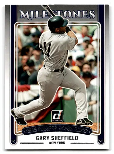 2025 Donruss Milestones #14 Gary Sheffield NM-MT Yankees ID:78580 - Baseball Card Single