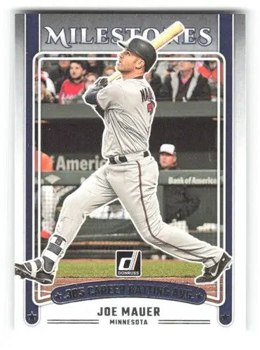 2025 Donruss Milestones #20 Joe Mauer NM-MT Twins ID:79813 - Baseball Card Single