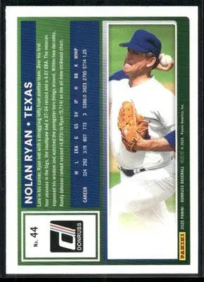 2025 Donruss Nolan Ryan #44 Rockets Baseball - Baseball Card Single