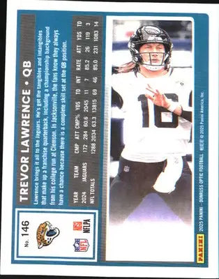 2025 Donruss Optic #146 Trevor Lawrence - Football Card Single