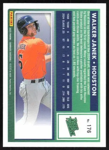 2025 Donruss Optic #176 Walker Janek NM-MT RC Rookie Astros Rated Prosp ID:80502 - Baseball Card Single